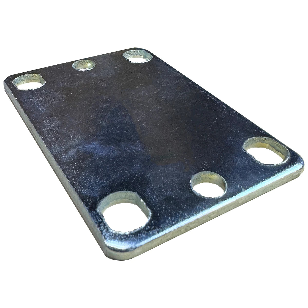 2-3/8" x 3-5/8" Zinc Plated Bolt-On Top Plate/Shim for Easy Caster Installation CasterHQ