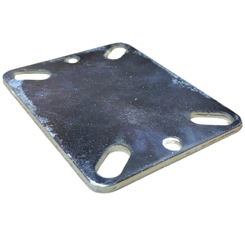 3-1/8" x 4-1/8" Zinc Plated Bolt-On Top Plate/Shim for Easy Caster Installation CasterHQ