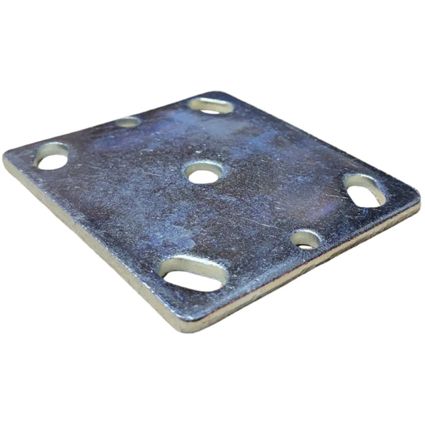 4" x 4-1/2" Zinc Plated Bolt-On Top Plate/Shim for Easy Caster Installation CasterHQ