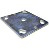 4" x 4-1/2" Zinc Plated Bolt-On Top Plate/Shim for Easy Caster Installation CasterHQ