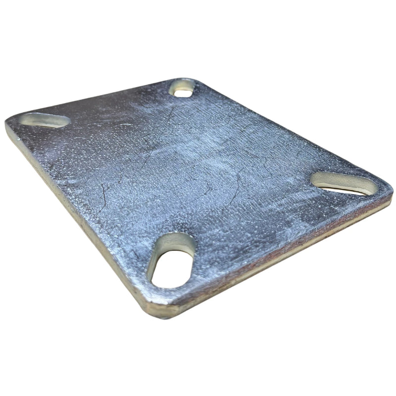 5-1/4" x 7-1/4" Zinc Plated Bolt-On Top Plate/Shim for Easy Caster Installation CasterHQ