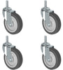 Universal Steel Wire Post Shelving Caster Set | 3
