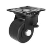 Durastar Medium Heavy Duty X05 Series - 3" x 1-13/16" HD Polyolefin Swivel Caster - 500 lb Capacity, Choose Top Plate Option Durastar