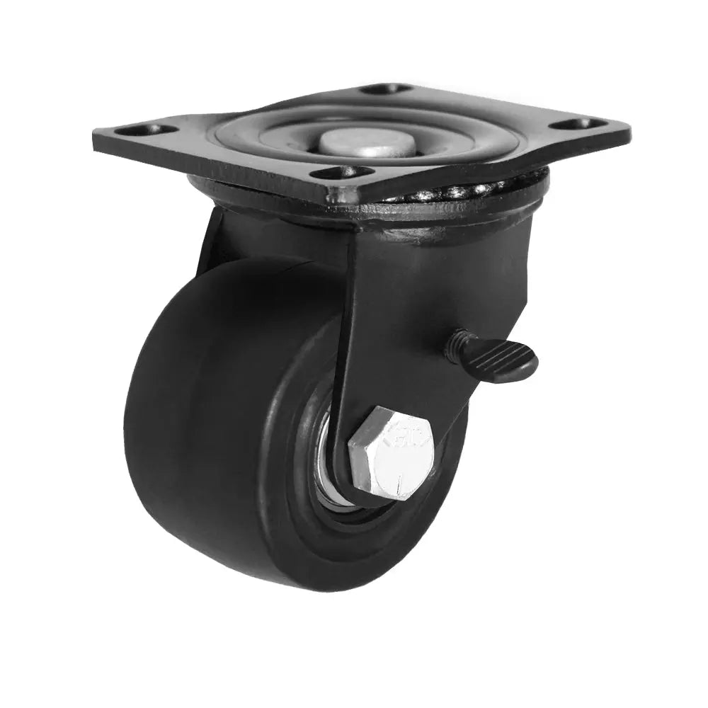 Durastar Medium Heavy Duty X05 Series - 3" x 1-13/16" Glass-filled Nylon Swivel Caster - 1000 lb Capacity, Choose Top Plate Option -  | CasterHQ