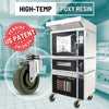 4 Inch Oven Rack Casters 4-Pack - 1900 lbs Total Capacity | 475°F Heat Resistant Industrial Set CasterHQ