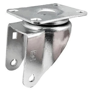 4" Swivel Oven Rack Caster Yoke 3-1/8" x 4-1/8" Plate 5/16" Bore