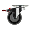 4" X 1.25" | TPR A70 CROWN TREAD WHEEL | TOTAL LOCKING SWIVEL CASTER | 250 LBS CAP CasterHQ
