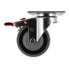 4" X 1.25" | TPR A70 CROWN TREAD WHEEL | TOTAL LOCKING SWIVEL CASTER | 250 LBS CAP CasterHQ