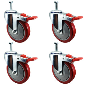 5" x 1-1/4" Polyurethane Total Lock Caster – 1,400 lb