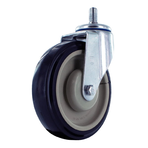 5 Inch Premium Front Swivel Shopping Cart Caster - OEM Quality | Durable Easy Install CasterHQ
