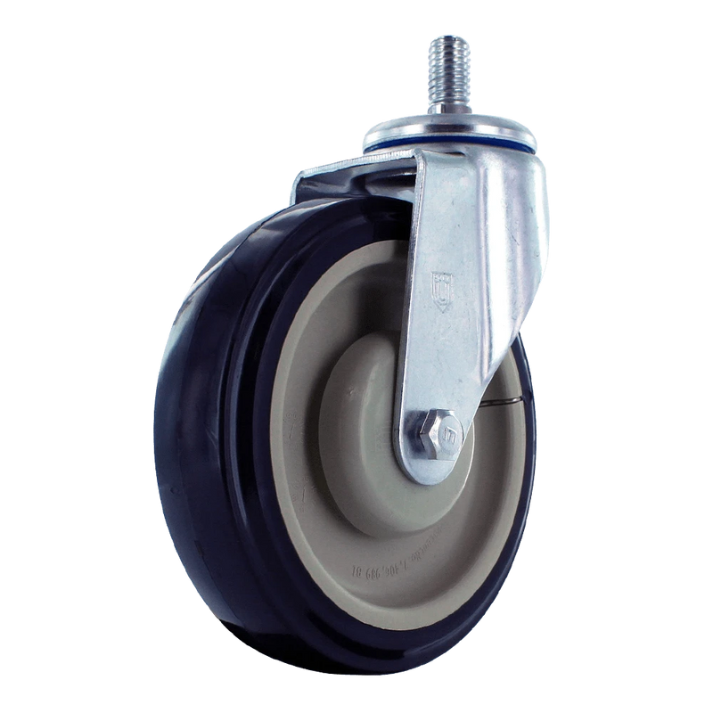 5 Inch Premium Front Swivel Shopping Cart Caster - OEM Quality | Durable Easy Install CasterHQ