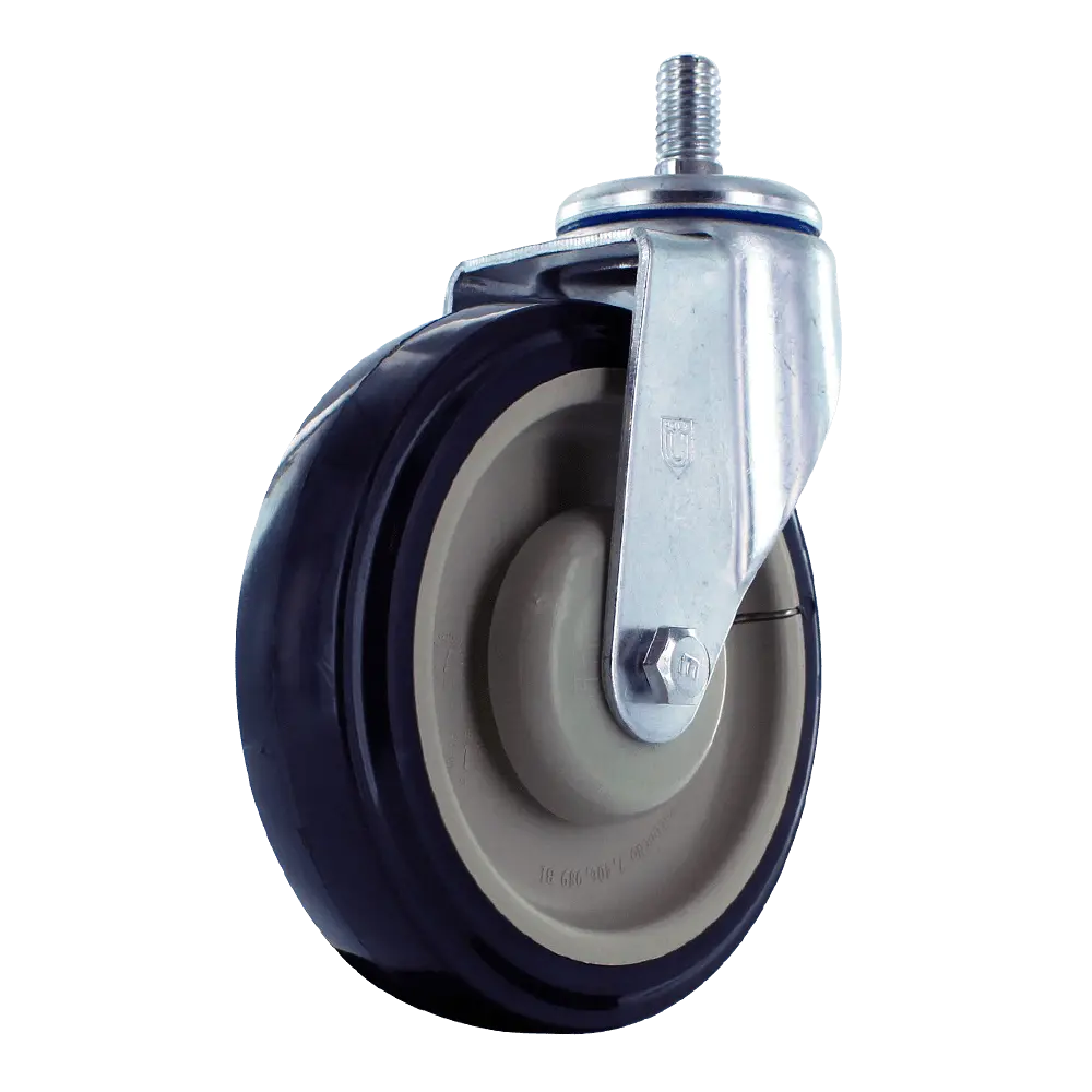 5 Inch Premium Front Swivel Shopping Cart Caster - OEM Quality | Durable Easy Install -  | CasterHQ