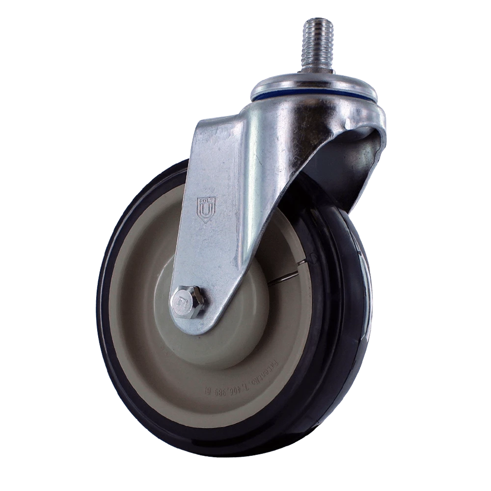 5 Inch Premium Front Swivel Shopping Cart Caster - OEM Quality | Durable Easy Install CasterHQ
