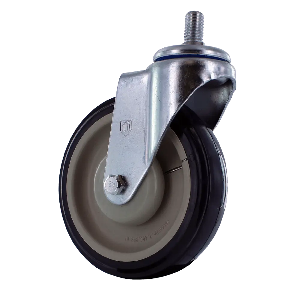 5 Inch Premium Front Swivel Shopping Cart Caster - OEM Quality | Durable Easy Install -  | CasterHQ