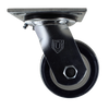 4" x 2" Medium/Heavy Duty Swivel Caster with 4" x 4.5" Plate, 600 lb Capacity, Polyurethane Wheel CasterHQ
