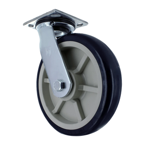 P&H 8" x 2" TPU Swivel Caster – 1200 lb