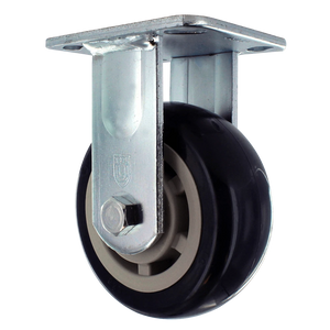 P&H 4655 5" x 2" Polyurethane Rigid Caster – 800 lb