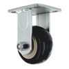 5" x 2" Heavy Duty Rigid Polyurethane Caster with 4" x 4-1/2" Plate Mount, 800 lb Capacity CasterHQ
