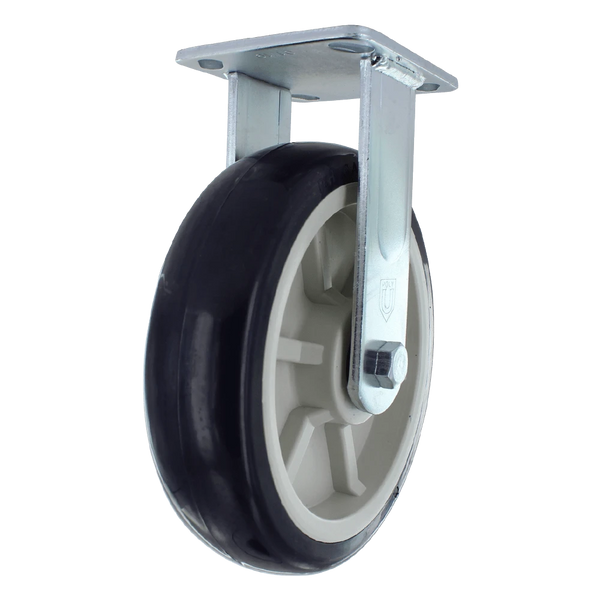 8" x 2" Medium/Heavy Duty Rigid Polyurethane Caster CasterHQ