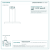 2.04267.95-MTG53 stem detail drawing, expanding adapter stem 1-1/8"-1-3/16" square ID tube