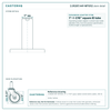 2.05267.441-MTG52 stem detail drawing, expanding adapter stem 1"-1-1/16" square ID tube