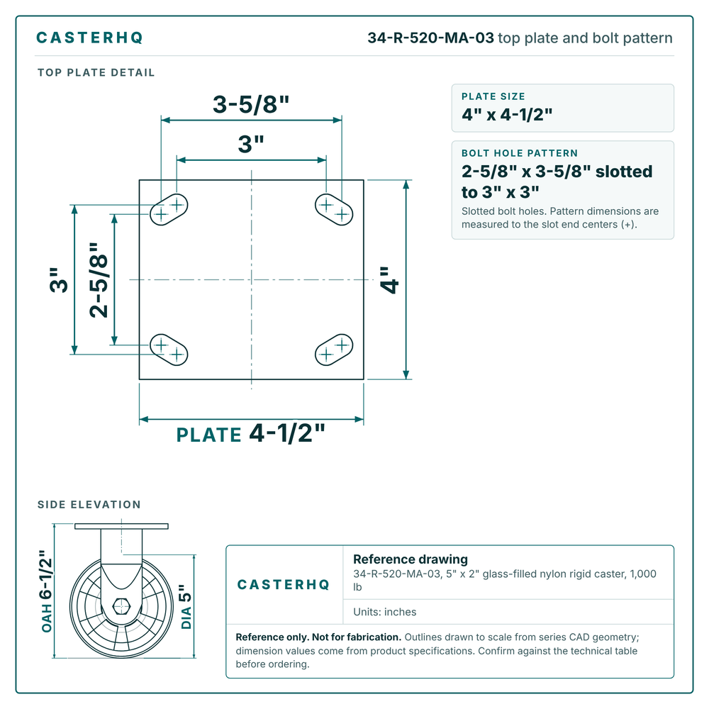 34-R-520-MA-03 top plate drawing
