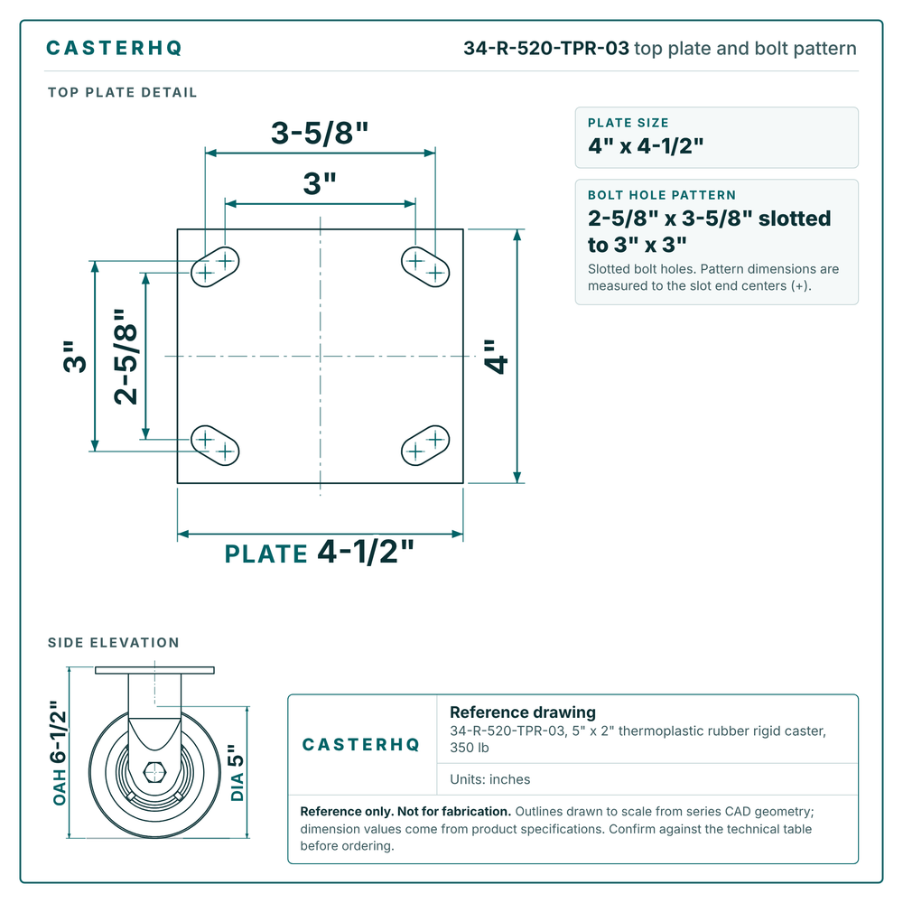 34-R-520-TPR-03 top plate drawing