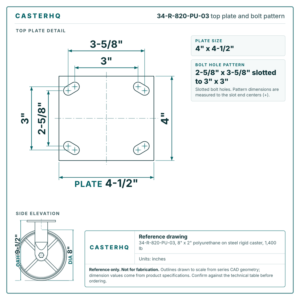 34-R-820-PU-03 top plate drawing
