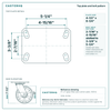 35-S-620-MA-04 top plate drawing, 4-1/2" x 6-1/4" plate with bolt hole pattern 2-7/16" x 4-15/16" slotted to 3-3/8" x 5-1/4"