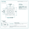 HQ-2080-PL1-PHR-2SB2S top plate bolt pattern drawing, 4 x 4-1/2 in plate, slotted bolt holes