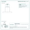HQ1330S-TS3-PH-X138 stem detail drawing, expanding adapter stem 1-3/8"