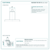 HQ1330S-TS3-SP-X1 stem detail drawing, expanding adapter stem 1"
