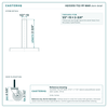 HQ1335S-TS2-PP-MAR stem detail drawing, threaded stem 1/2"-13 x 2-3/4"