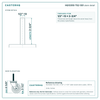 HQ1335S-TS2-SS1 stem detail drawing, threaded stem 1/2"-13 x 2-3/4"