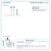 HQ1340S-TS2-PP-GRAY stem detail drawing, threaded stem 1/2"-13 x 1"