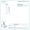 HQ1340S-TS2-PP-GRAY stem detail drawing, threaded stem 1/2"-13 x 2-3/4"