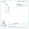 HQ1340S-TS2-PP-MAR stem detail drawing, threaded stem 1/2"-13 x 2-3/4"