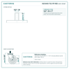 HQ1340S-TS2-PP-RED stem detail drawing, threaded stem 1/2"-13 x 1"