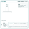 HQ1340S-TS3-PH-X75 stem detail drawing, expanding adapter stem 3/4"