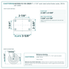 HQ1350S-PL1-SS-2SB2R top plate drawing