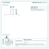 HQ1350S-TS2-PH stem detail drawing, threaded stem 1/2"-13 x 1"