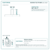 HQ1350S-TS2-PP-MAR stem detail drawing, threaded stem 1/2"-13 x 1"
