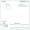 HQ1350S-TS2-SS stem detail drawing, threaded stem 1/2"-13 x 1"