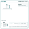 HQ1350S-TS2-TP-D stem detail drawing, threaded stem 1/2"-13 x 1"