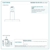 HQ1350S-TS3-PH-X75 stem detail drawing, expanding adapter stem 3/4"