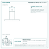 HQ1350S-TS3-PP-RED-X1 stem detail drawing, expanding adapter stem 1"