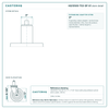 HQ1350S-TS3-SP-X1 stem detail drawing, expanding adapter stem 1"