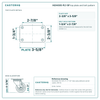 HQ1430S-PL1-SP top plate bolt pattern drawing, 2-3/8 x 3-5/8 in plate, round bolt holes
