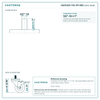 HQ1530S-TS2-PP-RED stem detail drawing, threaded stem 1/2"-13 x 1"