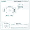 top plate drawing, 2-3/8" x 3-5/8" plate with bolt pattern dimensions